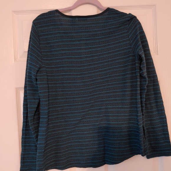 Ll Bean Womens Waffle Knit Long Sleeve 